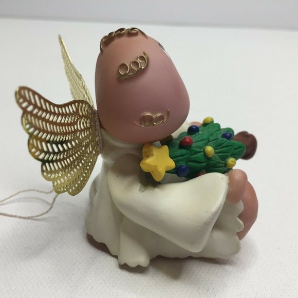 Kirks Kritters By Russ Figurines Angel Baby Christmas Tree Ornament - Picture 4 of 8